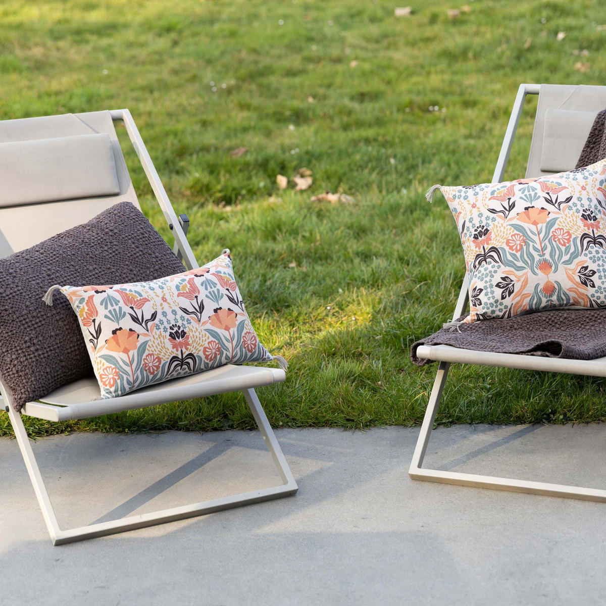 BEDRUCKTES KISSEN Youri multico 30 x 50 cm - Multicolor, Textil (30/50cm) - Vivaraise