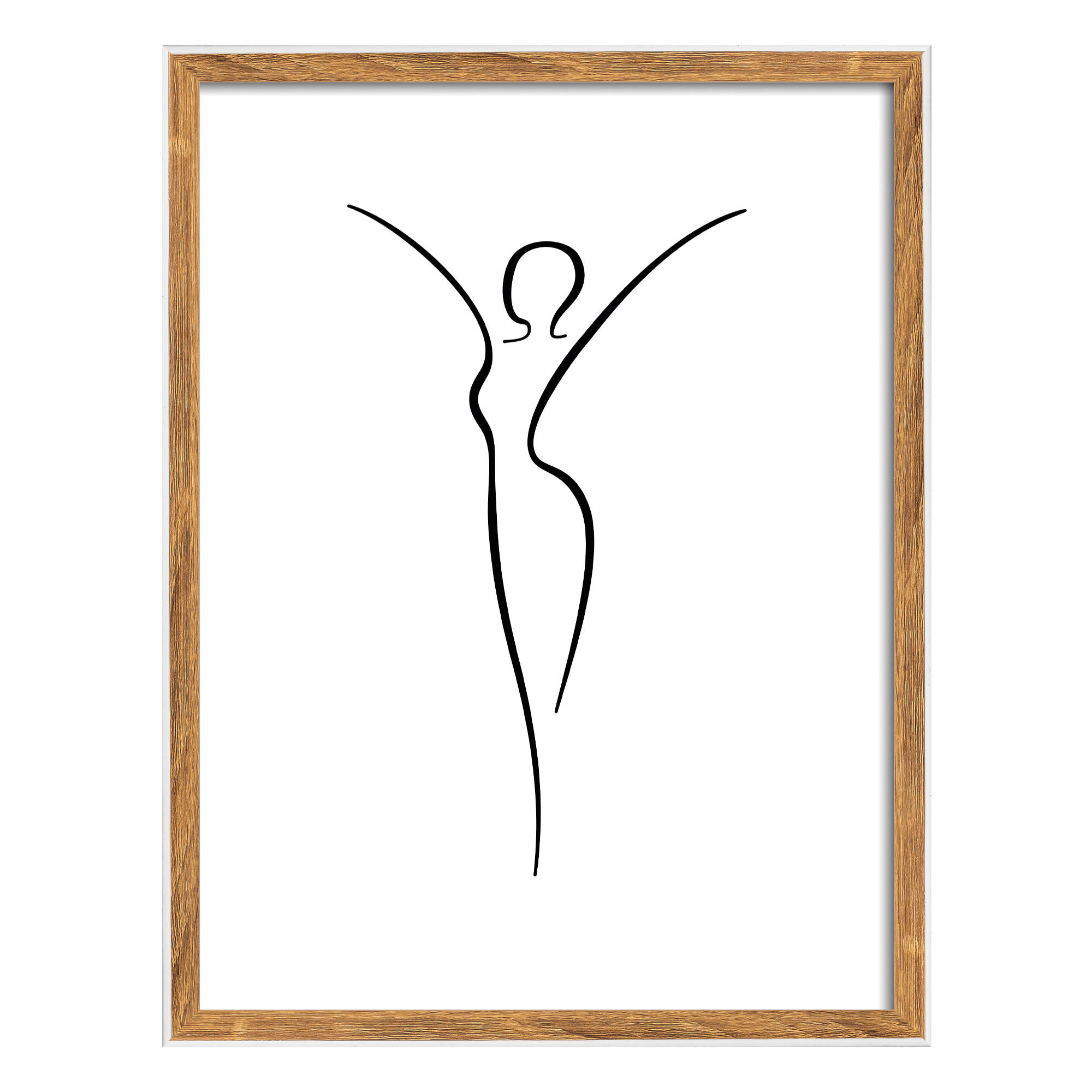 walther design Bilderrahmen Natur 31.2x41.2 cm