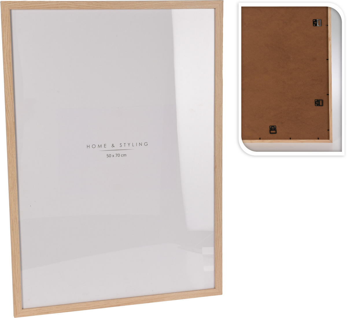 BILDERRAHMEN Mdf Braun 52.5/2/72.5 cm Holz - Hellbraun, Holzwerkstoff (2/72.5/52.5cm) - Mondex