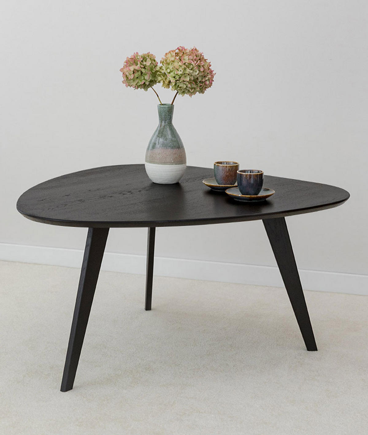 COUCHTISCH Orbetello Schwarz 68 / 67 / 50cm - Schwarz, Holz (67/68/50cm) - Feldmann-Wohnen