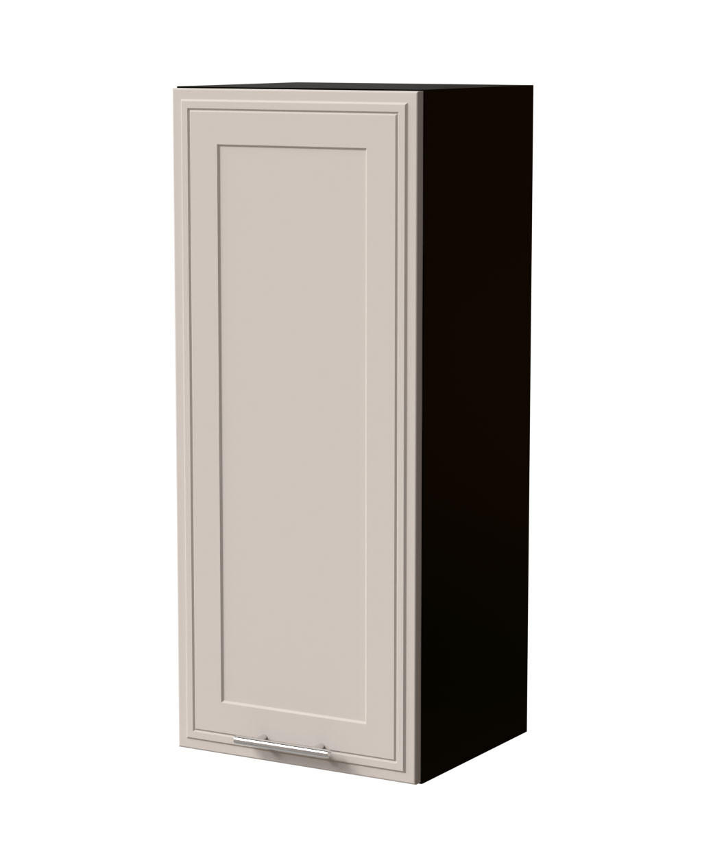 HÄNGESCHRANK Salo W4/40 Schwarz / Kaschmir Matt 40 / 32,5 / 96cm - Kaschmir/Schwarz, Holz/Holzwerkstoff (40/96/32.5cm) - Feldmann-Wohnen