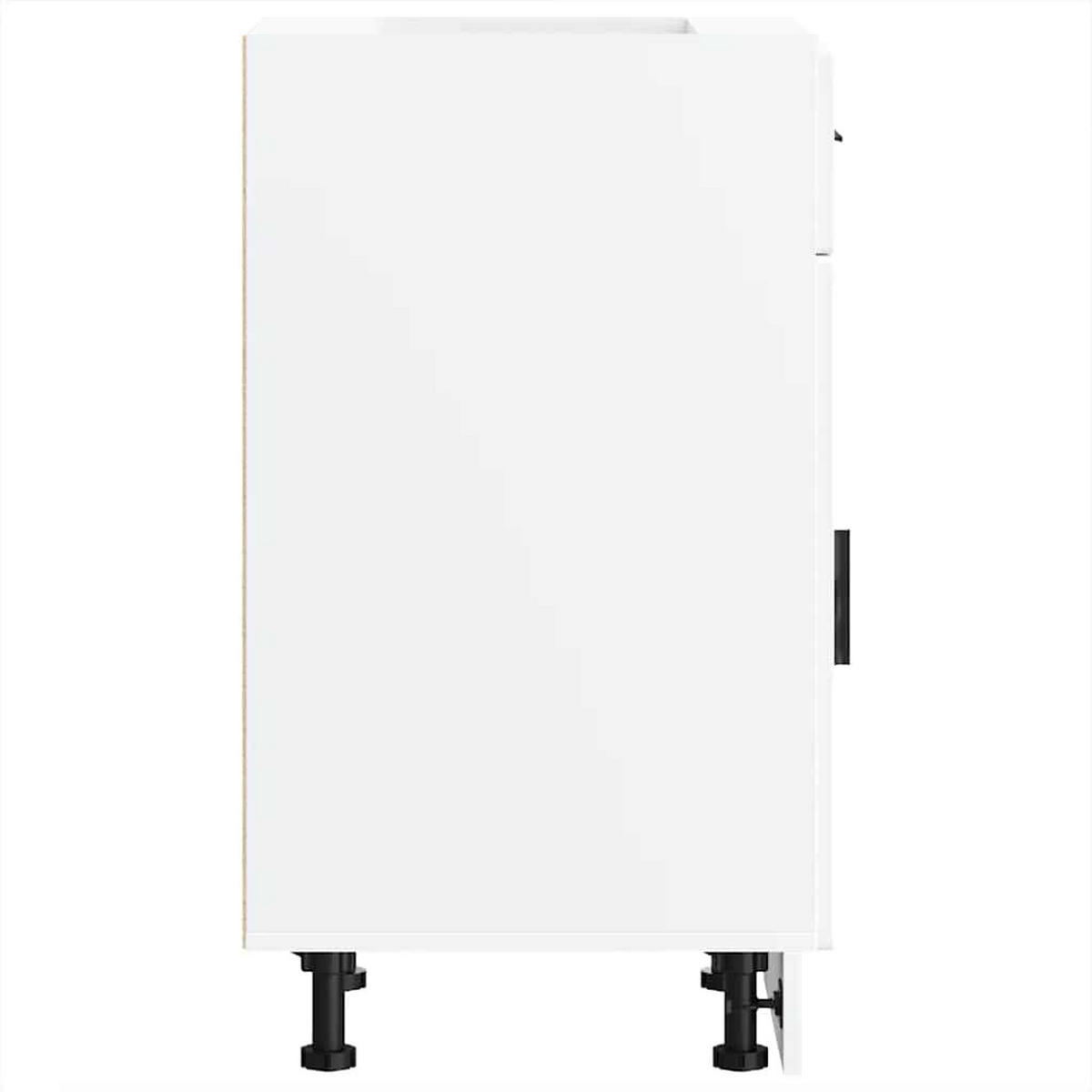 KÜCHENUNTERSCHRANK Porto Weiss Holzwerkstoff - Weiß, Holzwerkstoff (46/81.5/40cm) - vidaXL