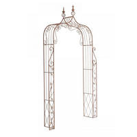 ROSENBOGEN Metall Antik Braun - Braun, Metall (143/248/30cm) - CLP