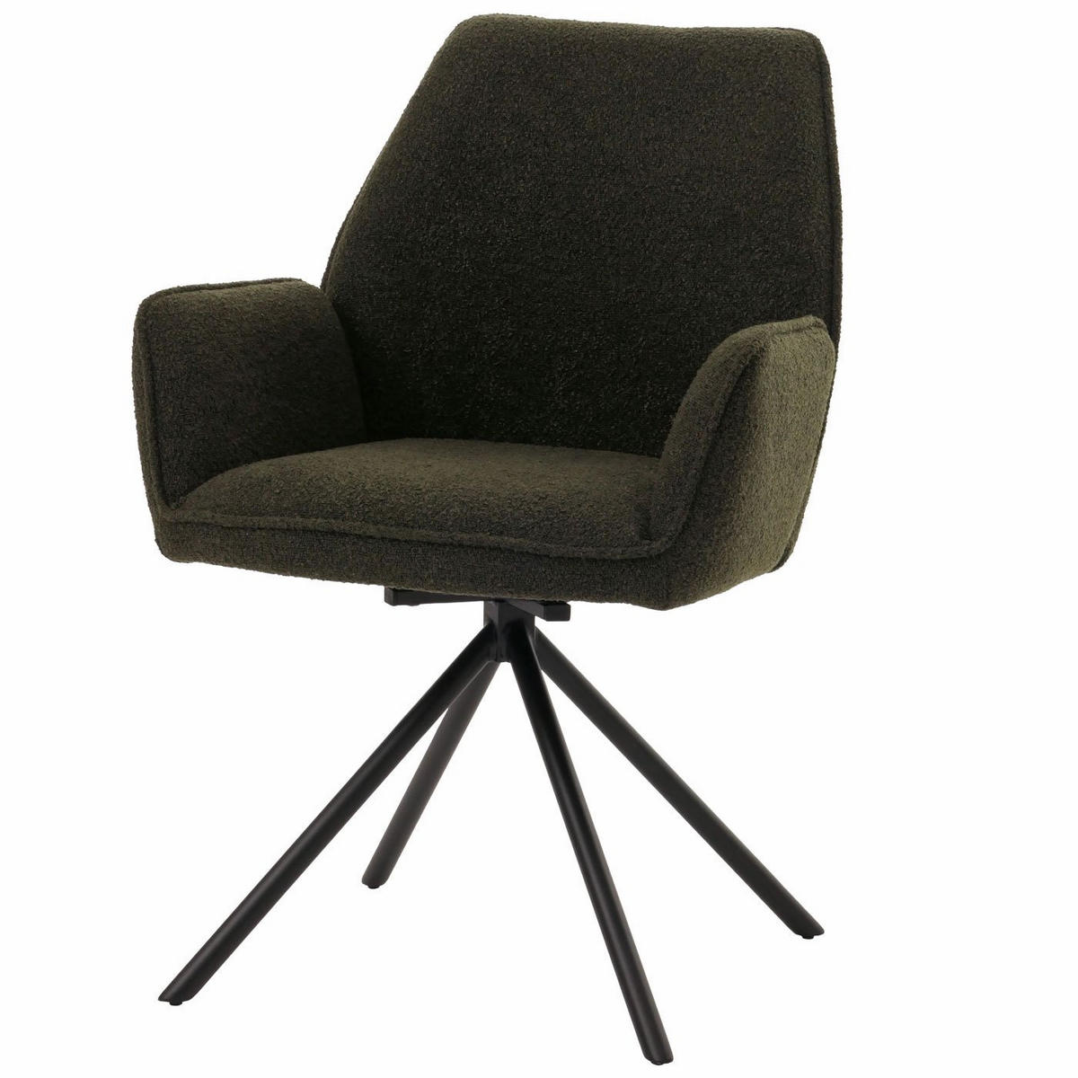 ESSZIMMERSTUHL Grün 6er-Set - Olivgrün/Grün, Textil (60/86/60cm) - MCW