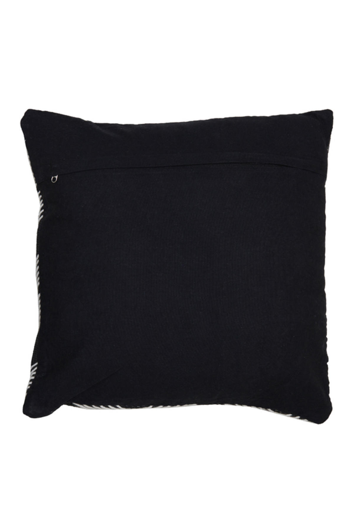 DEKOKISSEN Mackey Schwarz 45/45/10 cm - Schwarz, Textil (45/45cm) - Light & Living