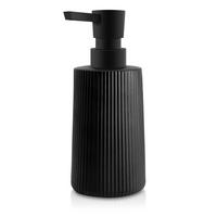 SEIFENSPENDER Glas Matt Schwarz 250ml - Schwarz, Glas (7/18/7cm)