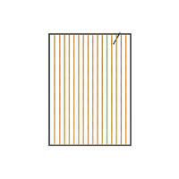 DUSCHWAND - 140 cm x 0.6 cm - Glas - Schwarz, Naturfarben Hell - TOPEKA - Schwarz/Naturfarben, Glas (140/200cm) - Vente-Unique