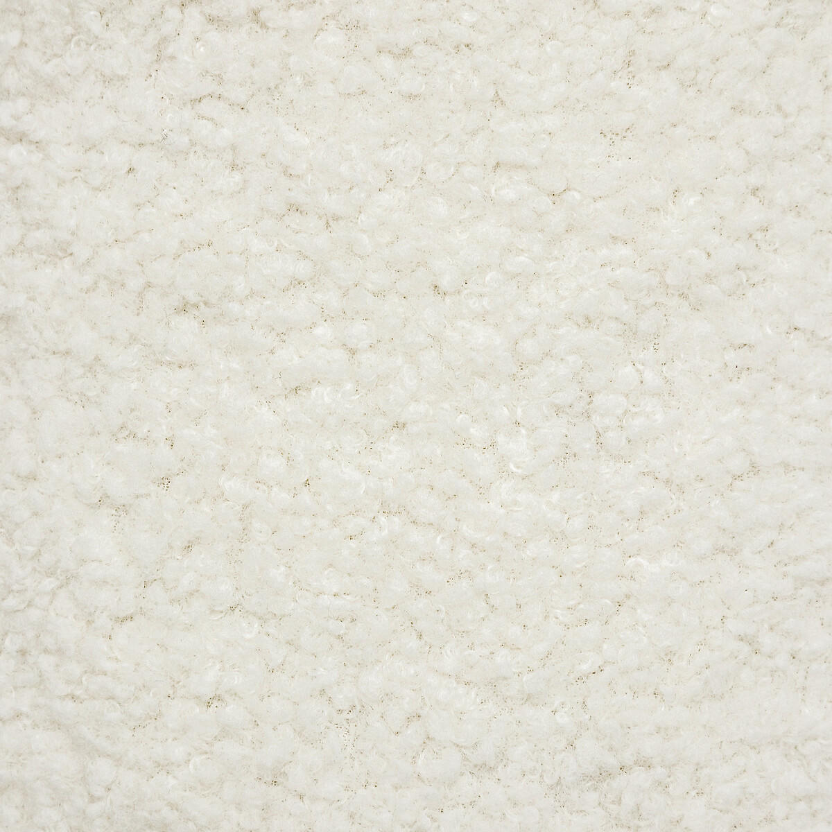 POUF mit Kiefernbeinen Boucl 41/35/41,5 cm - Weiß, Holzwerkstoff (35/41.5/41cm) - Atmosphera Createur d´interieur
