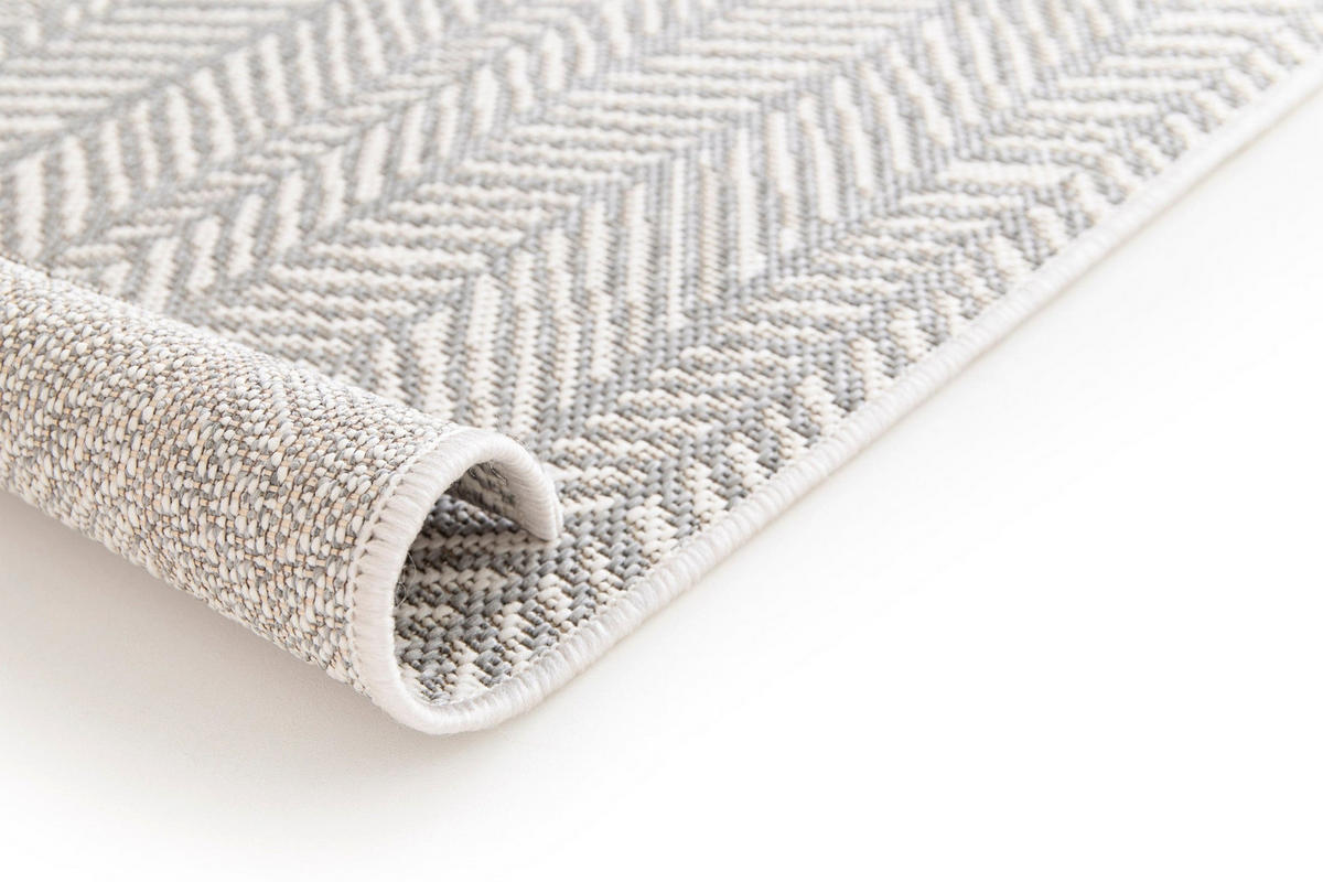 TEPPICH für Innen und Außen grau - Grau, Textil (120/170cm) - AFK Living