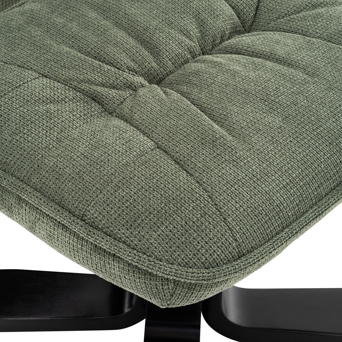 RELAXSESSEL CHARLY grün/schwarz - Schwarz/Grün, Textil (76/87/61cm) - IDIMEX