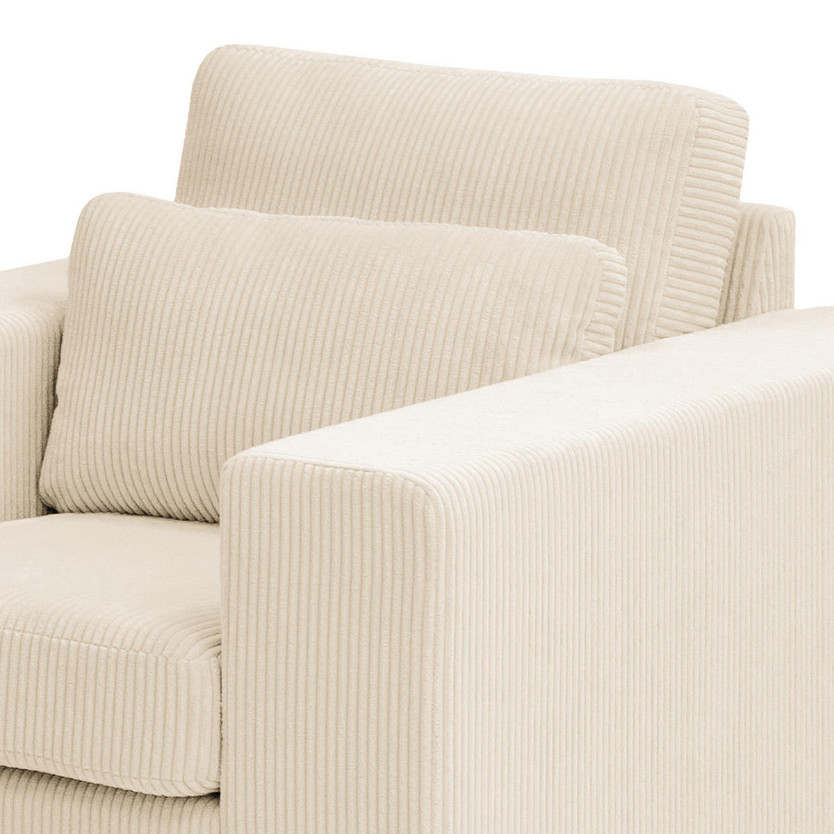 SESSEL - Buchefarben/Creme, Holz/Buchenholz (104/85/104cm) - home24