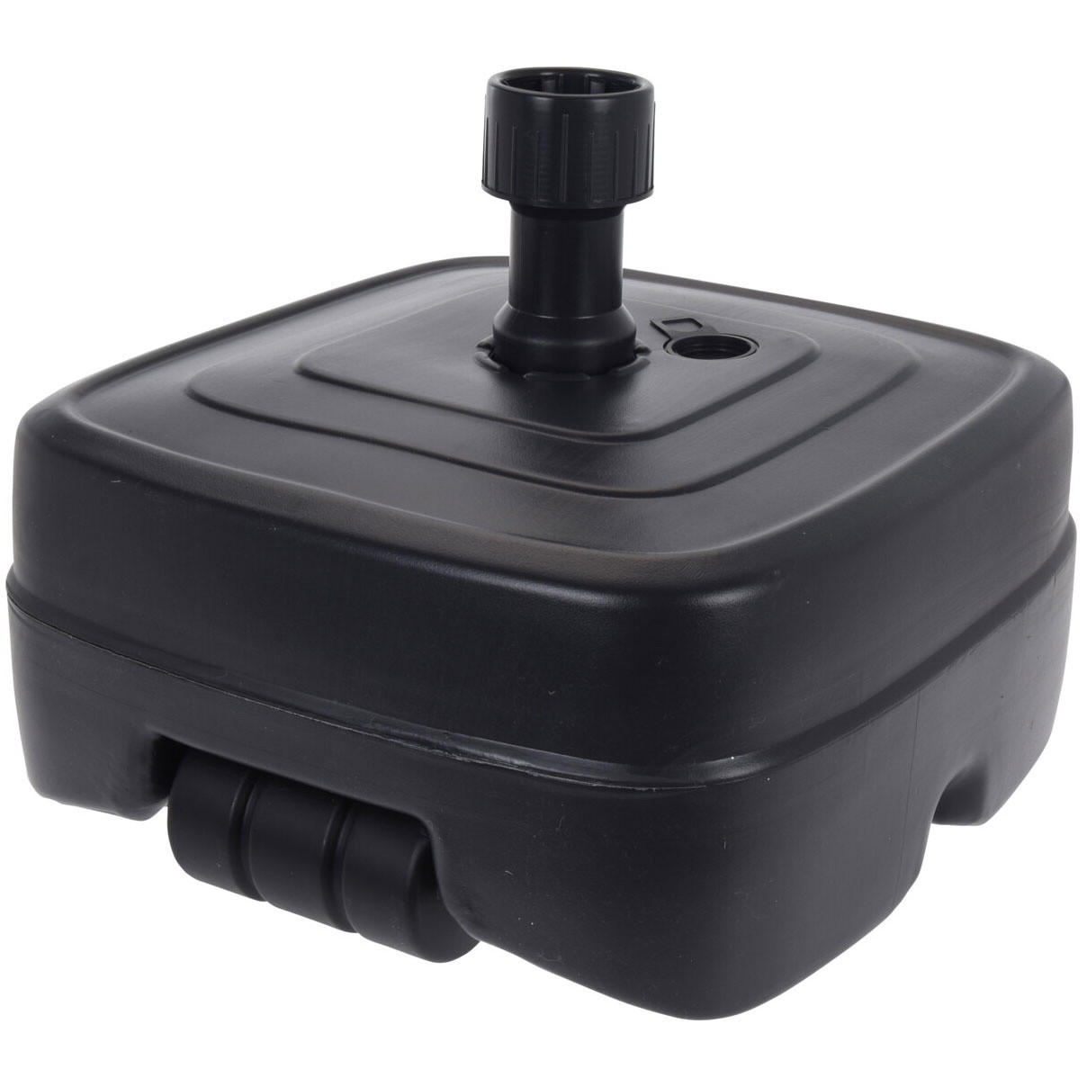 SCHIRMSTÄNDER Garten schwarz 45 L - Schwarz, Kunststoff (47.5/47.5cm)