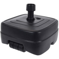 SCHIRMSTÄNDER Garten schwarz 45 L - Schwarz, Kunststoff (47.5/47.5cm)