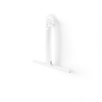 DUSCHABZIEHER Flex, Weiß - Weiß, Kunststoff (26/4/40cm) - Umbra