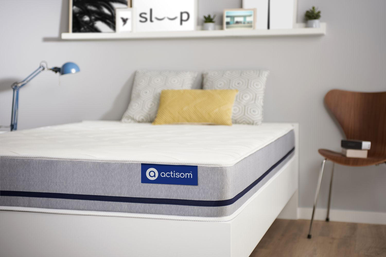 MATRATZE Actimemo soft Memory-Schaum 80 x 190 cm h2 - Weiß, Textil (80/190cm) - ACTISOM