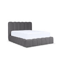 POLSTERBETT mit Stauraum 140x200 cm in Grau - Grau, Textil (140/200cm) - Home Collective