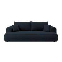 SCHLAFSOFA Ovo Dunkelblau Velours - Dunkelblau, Textil (250/101/110cm) - Selsey