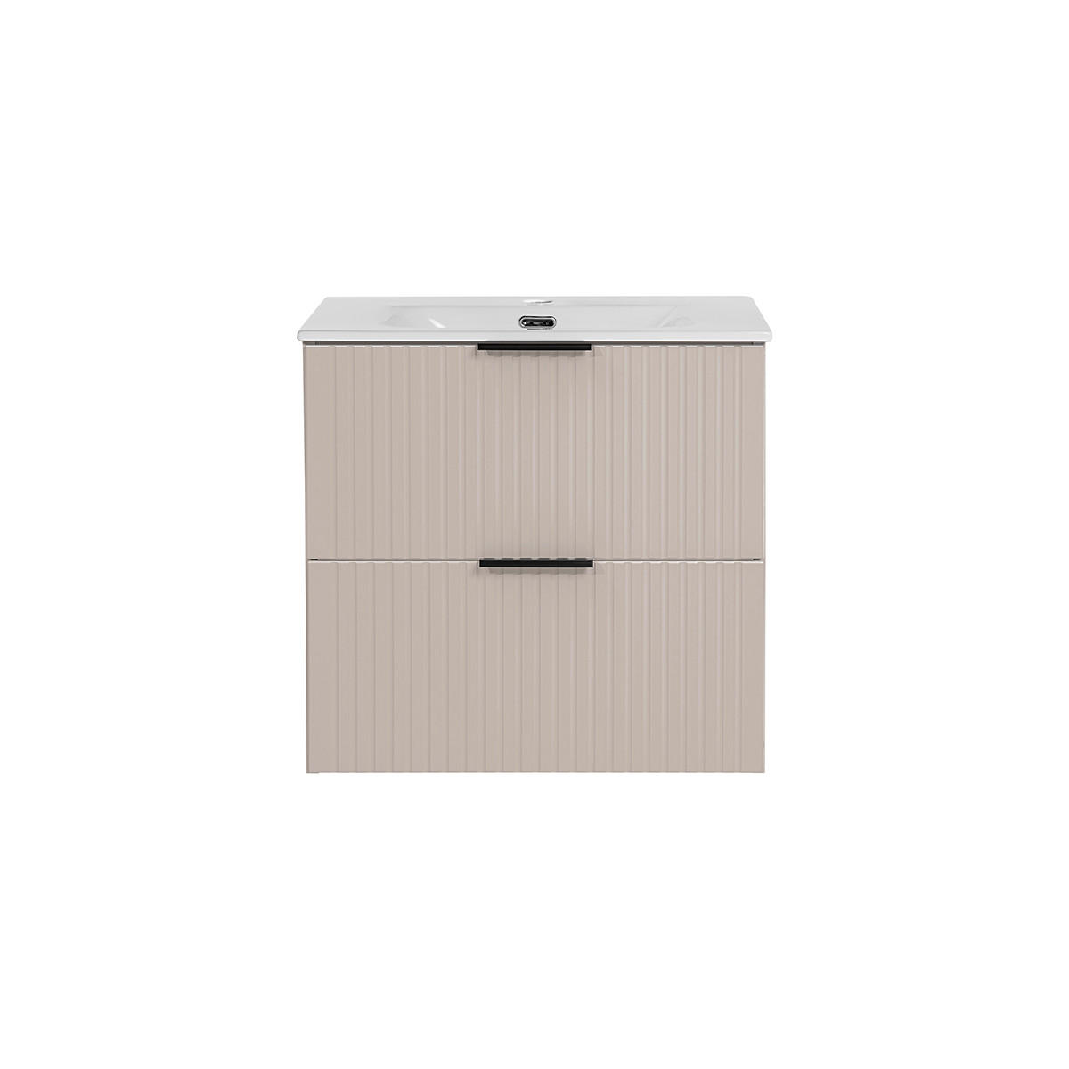 WASCHTISCH 60.2cm Adriel Beige - Beige, Holzwerkstoff (60.2/57/46cm) - Petits-meubles