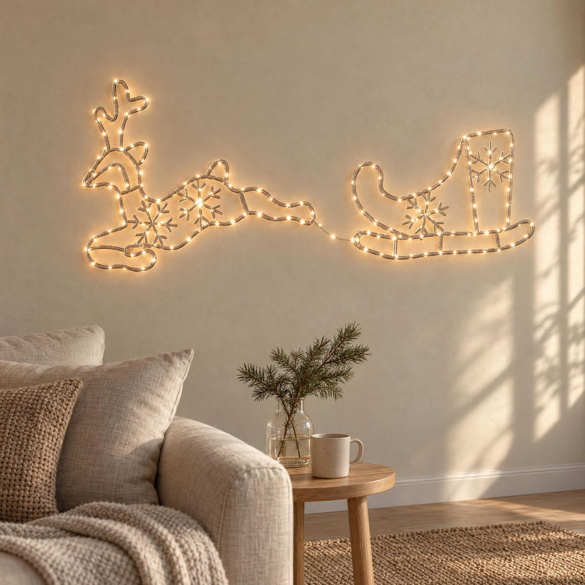 RENTIER mit Schlitten 130/4,5/51 cm - Transparent, Kunststoff (4.5/51/130cm) - Home Styling Collection