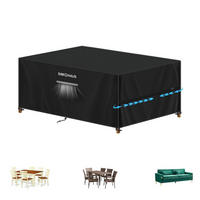 ABDECKHAUBE Gartenmöbel 140x90x75cm Wasserdicht 420D Oxford Schwarz - Schwarz, Kunststoff (1/1/1cm)