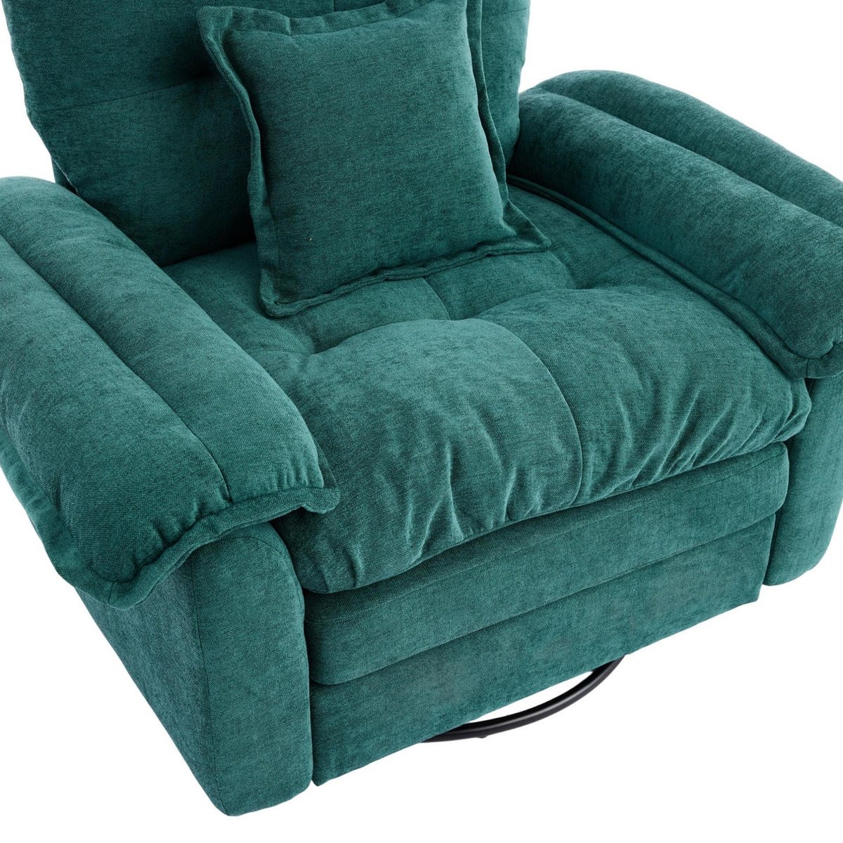 SESSEL 116/84/96 cm Grün aus Polsterung mit 360°-Drehfunktion - Grün, Textil (84/96/116cm) - OKMYHOME