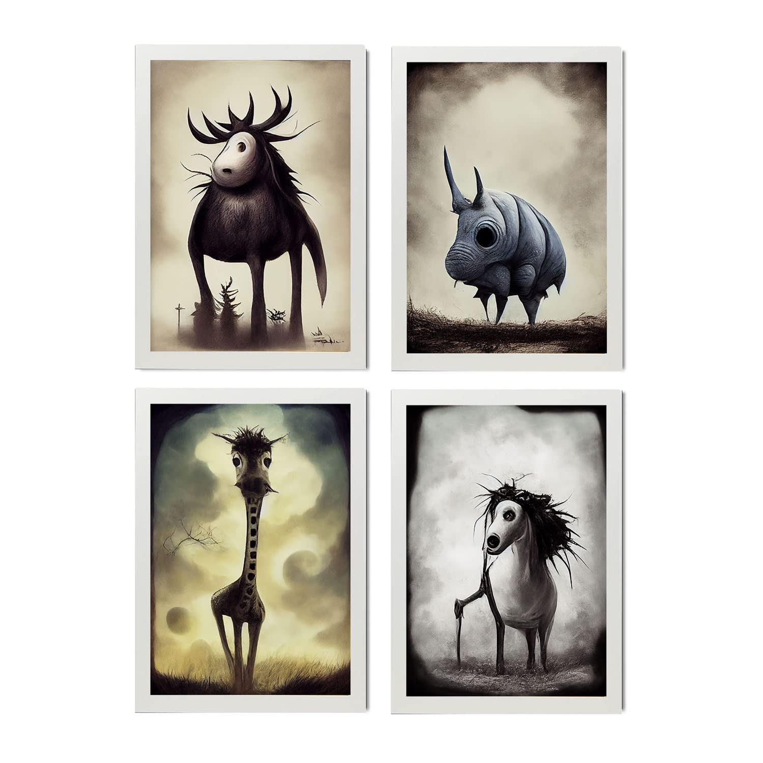 Nacnic Poster Weiß 29.7x3 cm