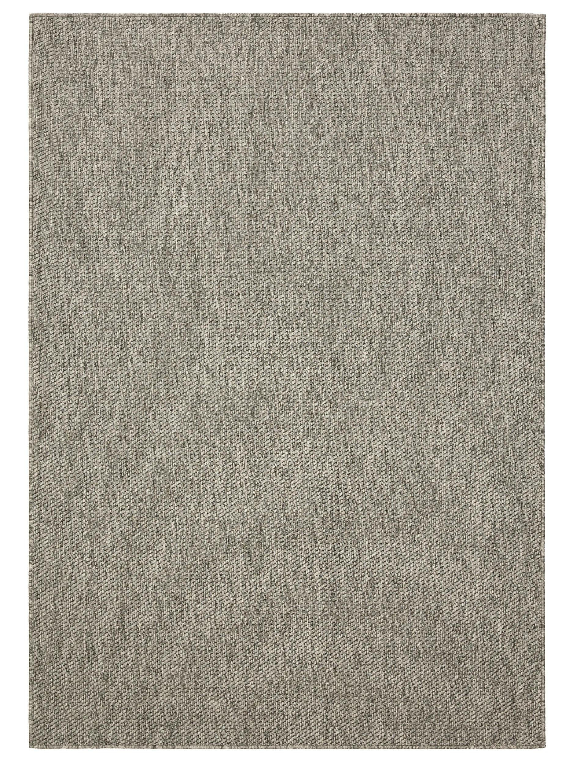 OUTDOORTEPPICH Iowa Dunkelgrau 120/170 cm - Dunkelgrau, Kunststoff/Textil (120/170cm) - benuta