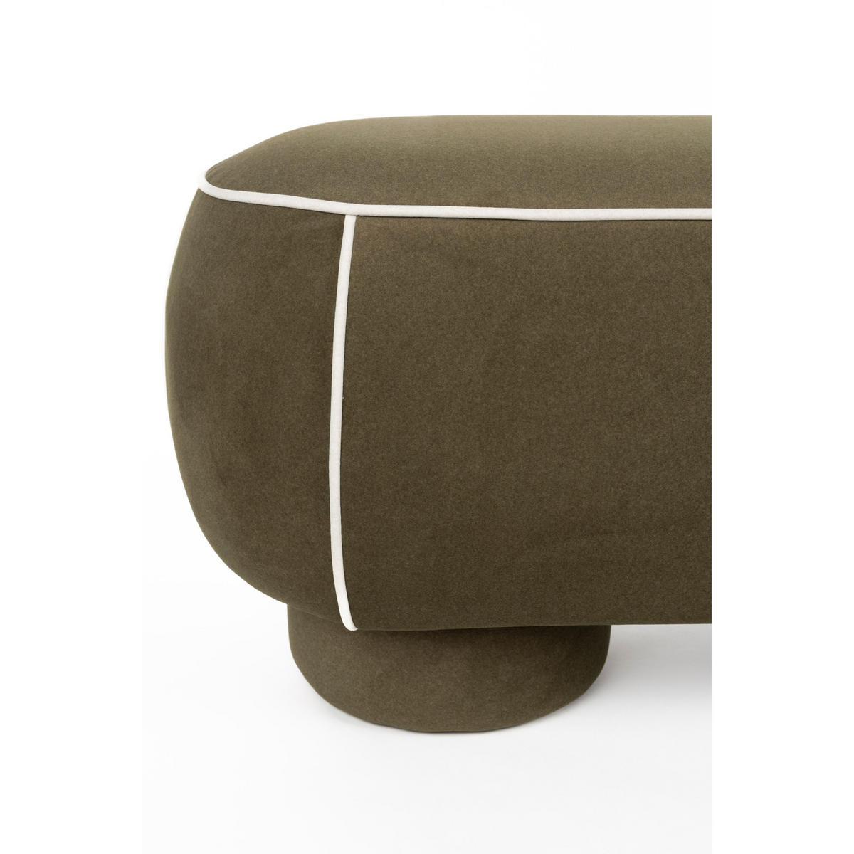 SITZBANK Marina Hocker L Grün - Grün, Kunststoff (121/47/44cm) - Housecraft Living