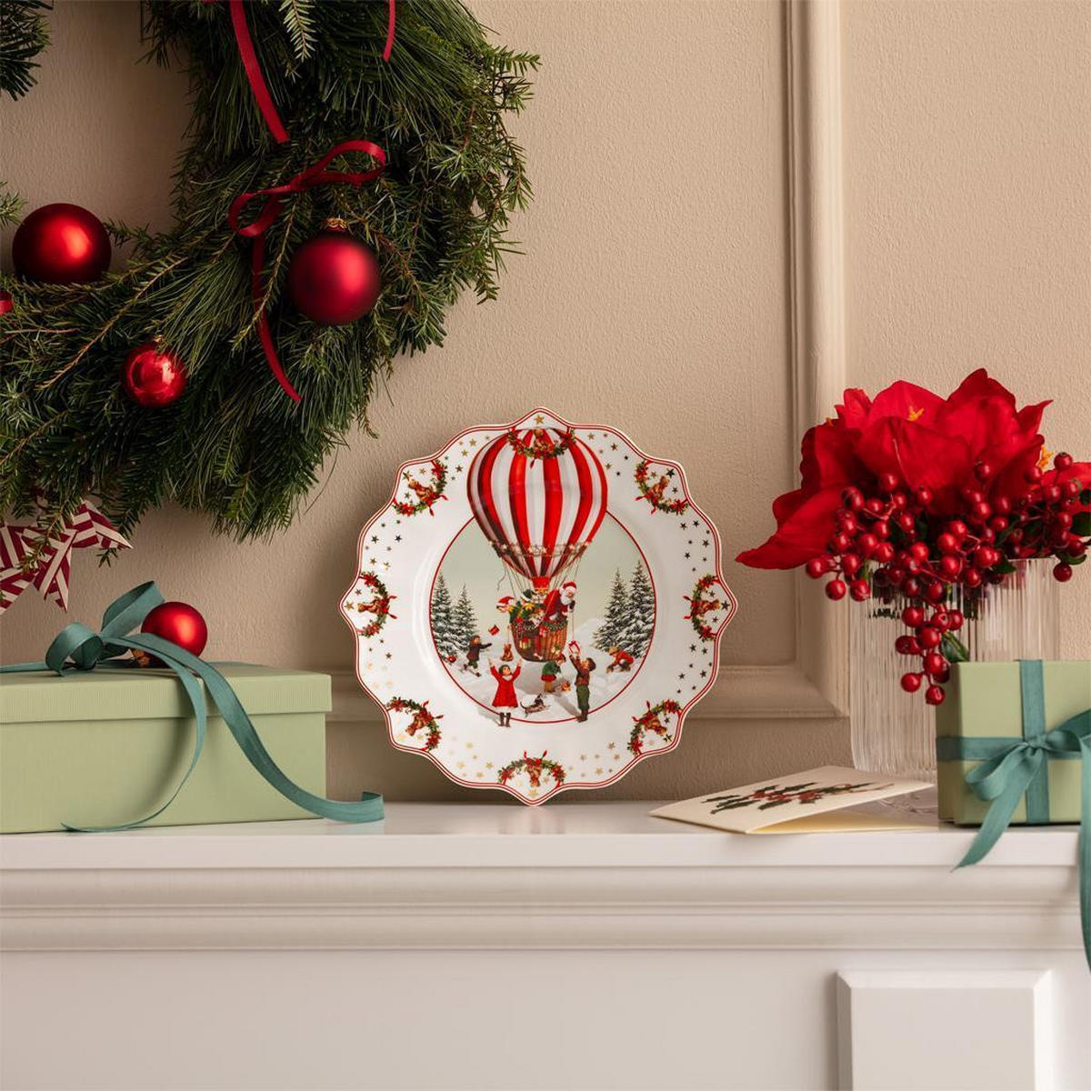 JAHRESTELLER 2026 Annual Christmas Edition bunt 23,5 cm - Multicolor, Keramik (23.5cm) - Villeroy & Boch