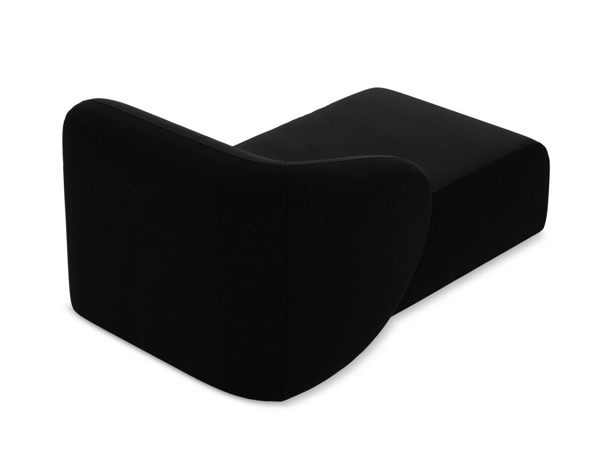 WOHNLANDSCHAFT Samt Stoff Beige - Creme/Schwarz, Holzwerkstoff/Kunststoff (325/75/236cm) - Makamii