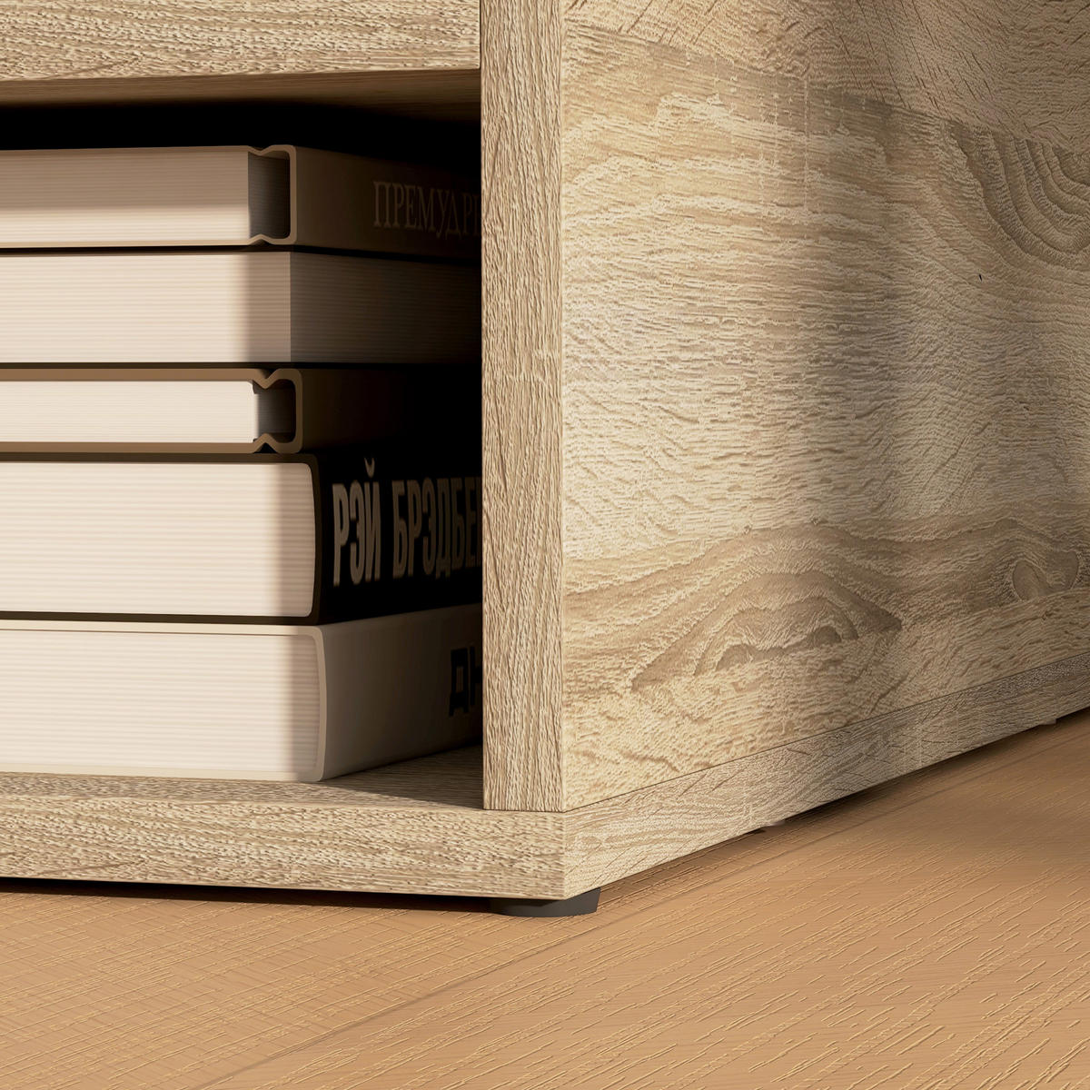 AKTENREGAL DE-14429 3 Fächer für Drucker Holzoptik - Naturfarben, Holzwerkstoff (40/22.5/47cm) - ComfortXL