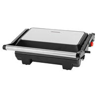 KONTAKTGRILL Fred in Schwarz max. 750 Watt - Schwarz, Metall (21.8/8.6/27.9cm) - Mömax