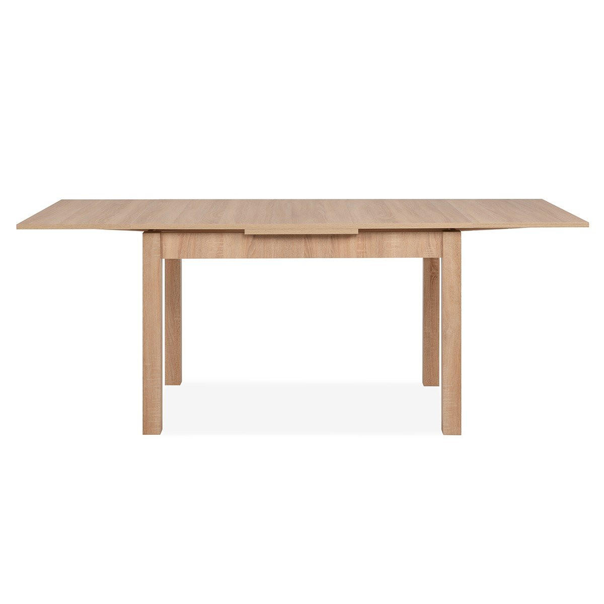 ESSTISCH ausziehbarer eichenoptik longford 120/80/76 cm - Apfelbaumfarben, Holzwerkstoff (120/80/76cm) - Calicosy