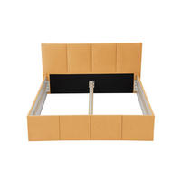 POLSTERBETT Dalas Gold 180 x 200 x 40 cm Stauraum Ohne Matratze und Lattenrost - Goldfarben, Holz (180/200cm) - Halmon Schlafkomfort Betten 