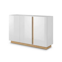 KOMMODE Armelia - Weiß, Holzwerkstoff (138.2/90.5/40cm) - Pillovely