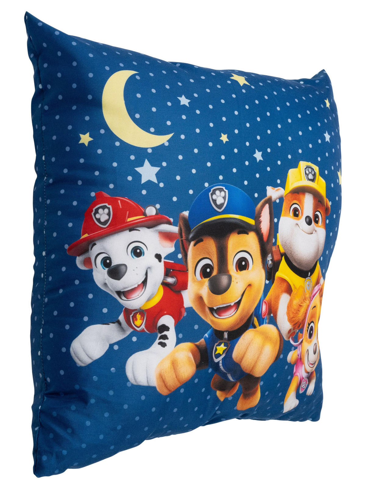KINDERKISSEN Paw Patrol Mond & Sterne Blau 40 x 40 cm - Blau, Textil (40/40cm) - Paw Patrol