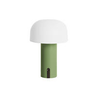 TISCHLAMPE Luca LED - Grün - 15/22,5 cm - Grün, Kunststoff (15/15/22cm) - Leitmotiv