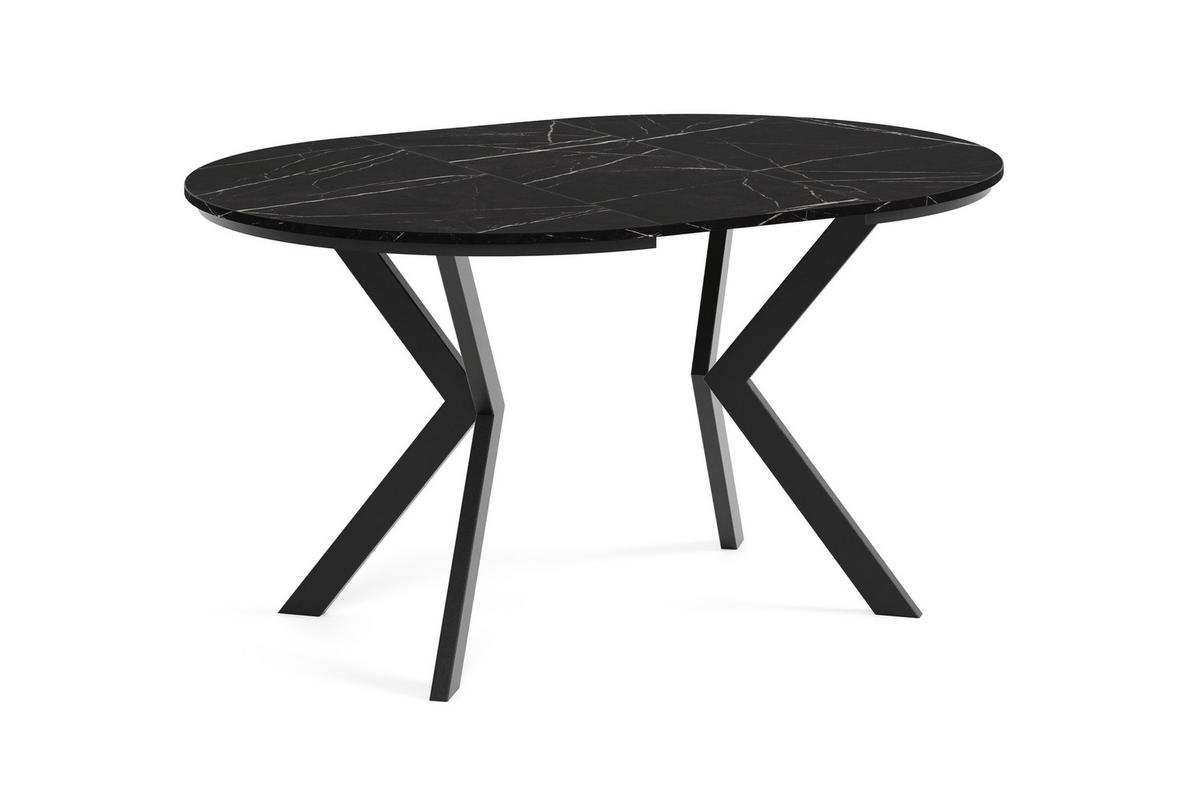ESSTISCH EVO mit Felge - Multicolor/Schwarz, Holzwerkstoff/Metall (100/100/76cm) - Meblini