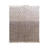 BERBERTEPPICH zweifarbig aus reiner Wolle 200x 300 cm - Braun, Naturmaterialien (200/300cm) - AFK Living