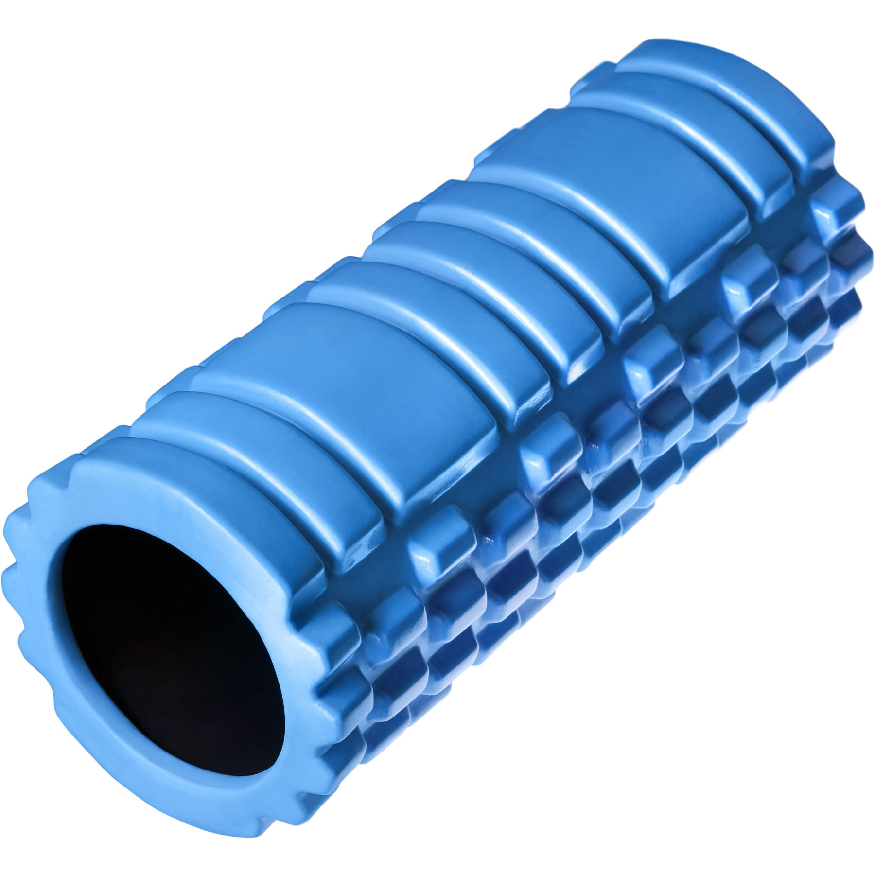 FASZIENROLLE ,leichte Reinigung, 335 x 145 mm,blau - Blau, Kunststoff (14.5/14.5/33.5cm) - tectake