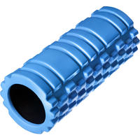 FASZIENROLLE ,leichte Reinigung, 335 x 145 mm,blau - Blau, Kunststoff (14.5/14.5/33.5cm) - tectake