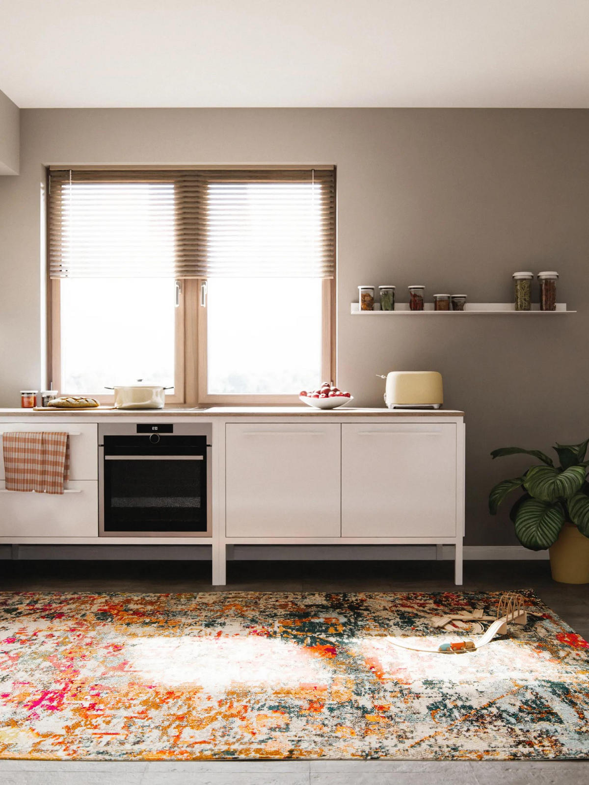 TEPPICH Casa Multicolor 240/340 cm - Multicolor, Naturmaterialien/Textil (240/340cm) - benuta