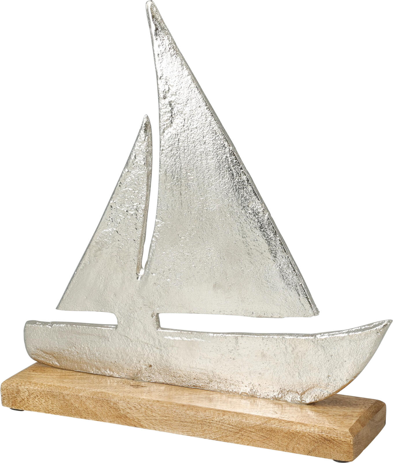 DEKO-BOOT Base Beige 25/6/27 cm Holz - Beige, Holz (6/27/25cm) - Mondex