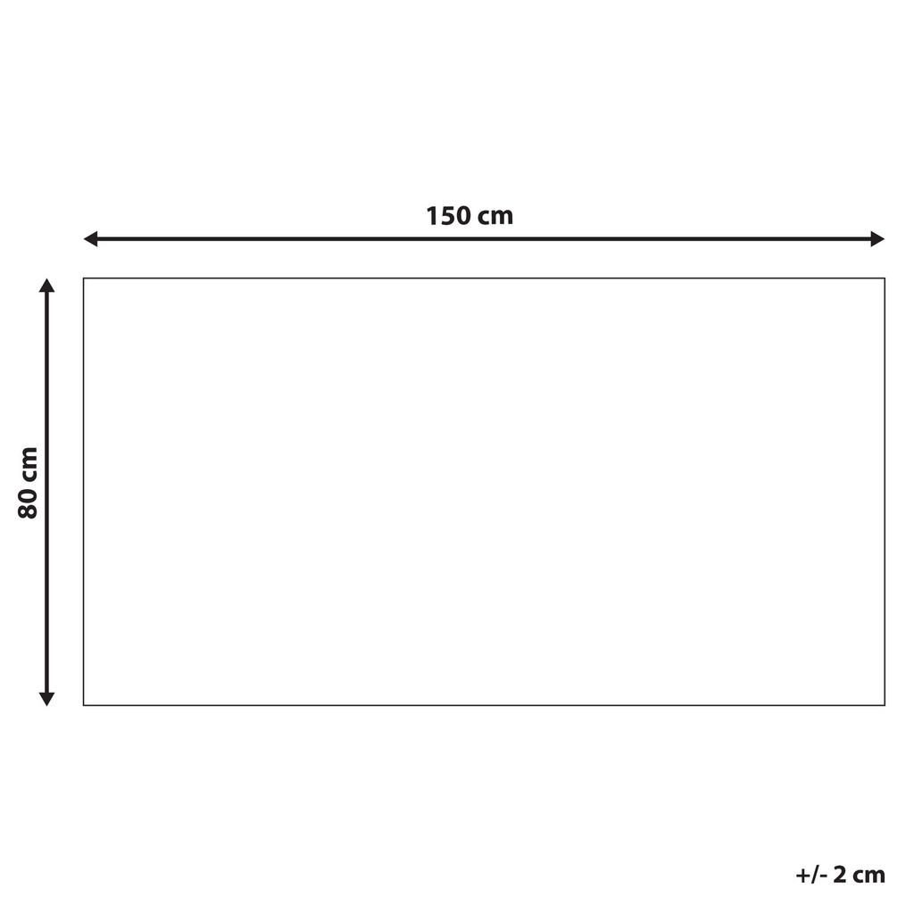 Thumbnail - Beliani Kurzflor-Teppich, Mehrfarbig, Kunststoff, Abstrakt, Rechteckig, 80x150 cm, Teppiche & Böden, Teppiche, Naturtepp...