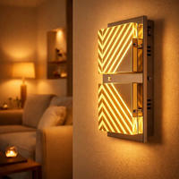 LED WANDLEUCHTE MIA Aluminium Silber - Silberfarben, Metall (15/6.5/29cm) - Esto