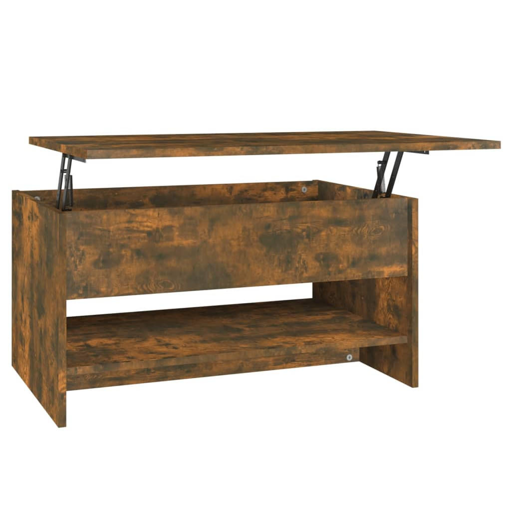 COUCHTISCH Räuchereiche 80x50x40 cm Holzwerkstoff - Braun, Holzwerkstoff (80/50/40cm) - furnicato