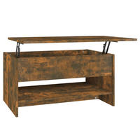 COUCHTISCH Räuchereiche 80x50x40 cm Holzwerkstoff - Braun, Holzwerkstoff (80/50/40cm) - furnicato