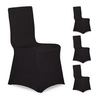 4XSTUHLHUSSEN - Schwarz, Kunststoff/Textil (60/57cm) - Relaxdays