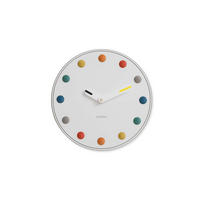 WANDUHR Design Weiß 42/42 cm - Weiß, Holzwerkstoff (1.88/42/3cm) - ONZENO