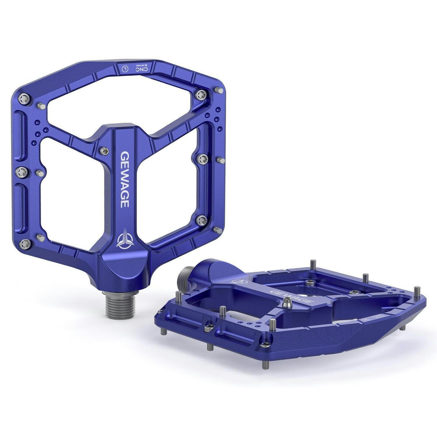 FAHRRADPEDALE CNC Aluminium 3-fach-Lagersystem Purple - Lila, Metall (10.4/1.5/11cm)